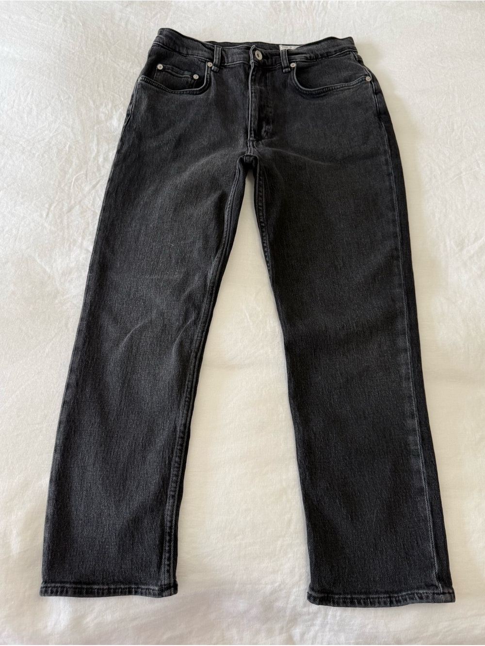 rag & bone | Women’s 30 | Highland Black Wren High-Rise Slim Straight Jeans